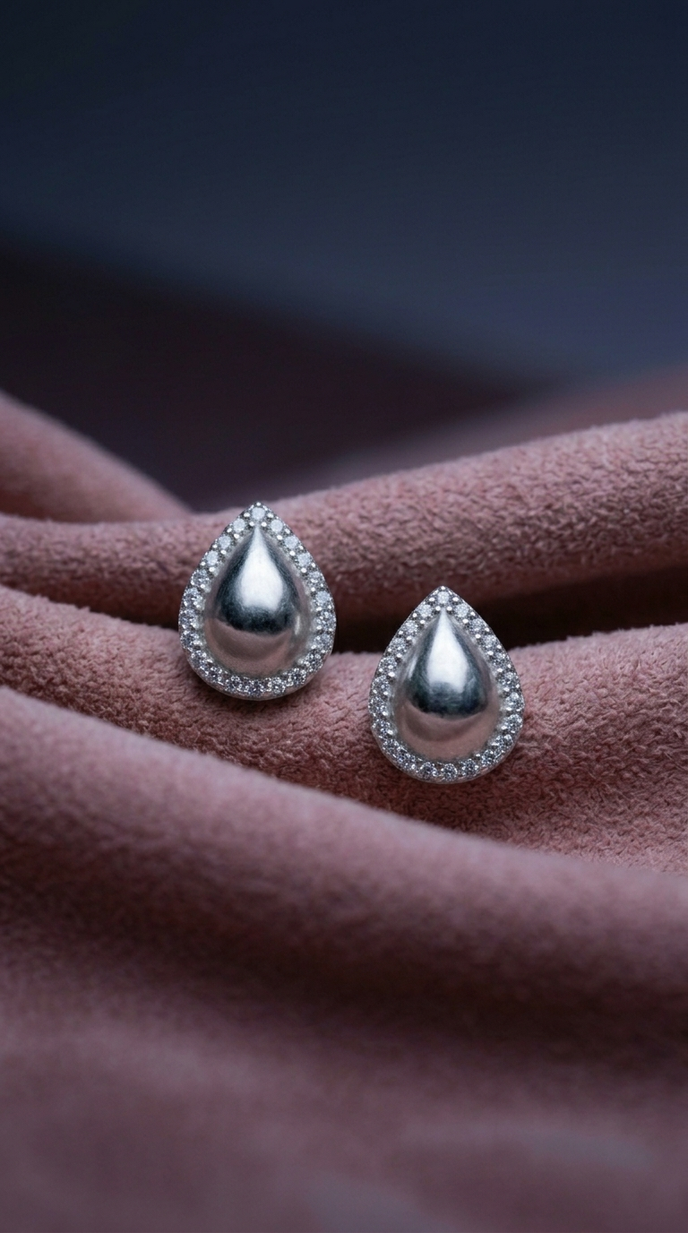 Tear drop Earrings — view 2
