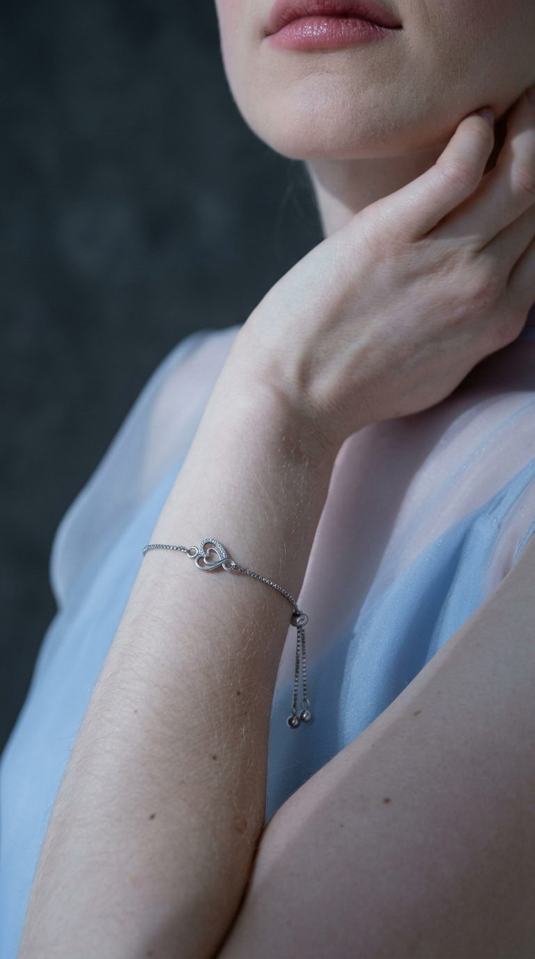 Double Heart Bracelet — view 3