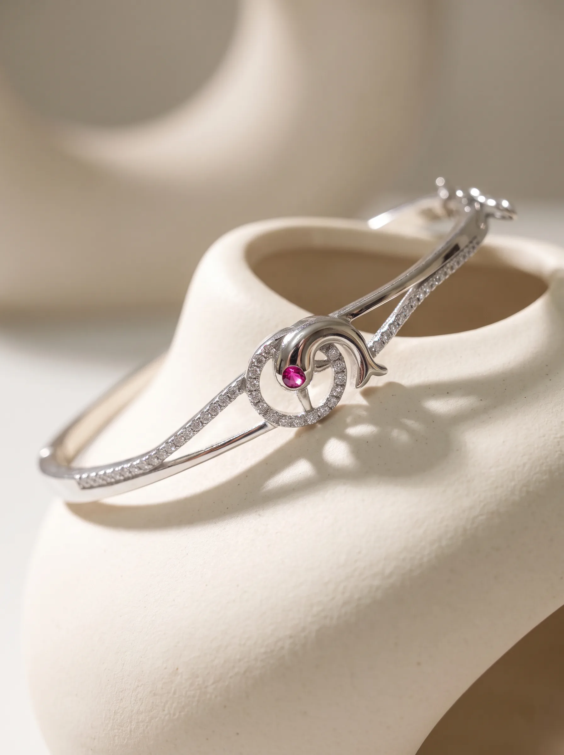 Swirl stick bracelet — view 3