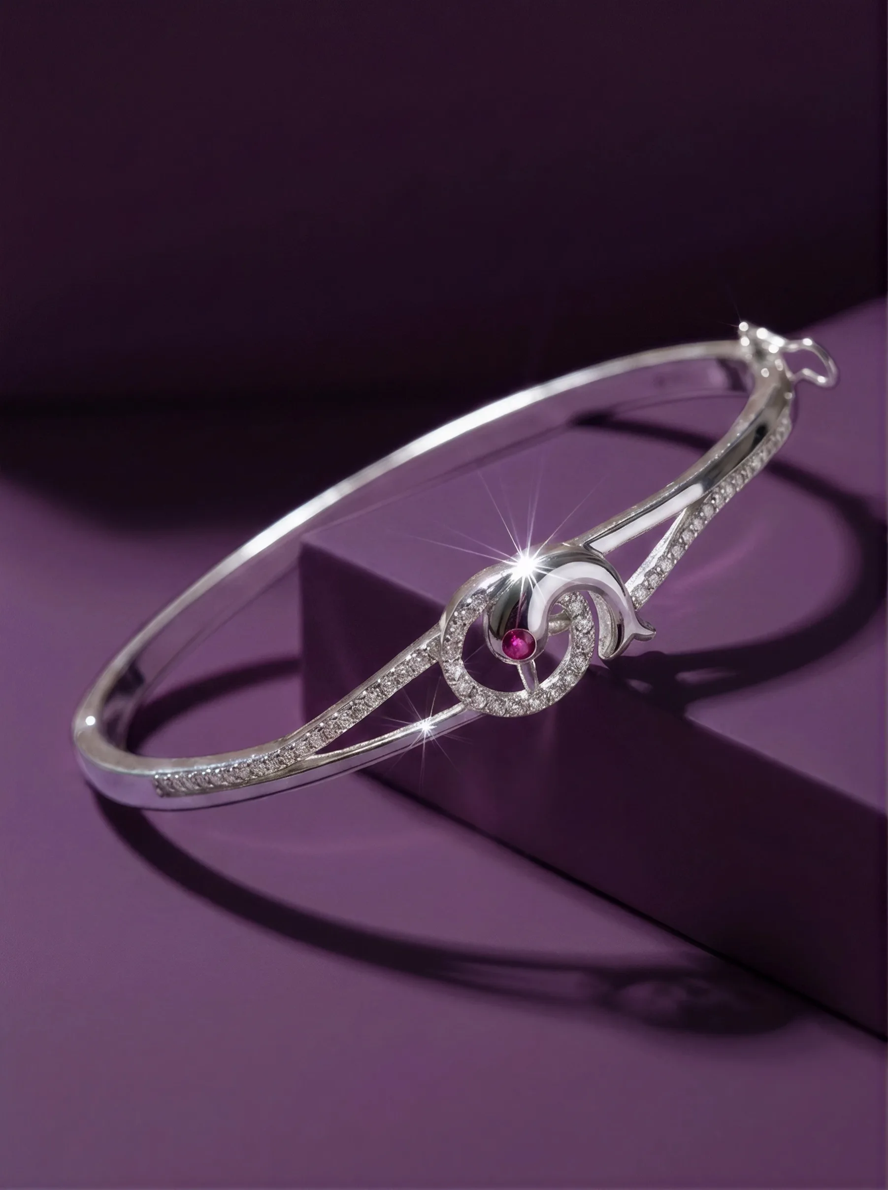 Swirl stick bracelet — view 4