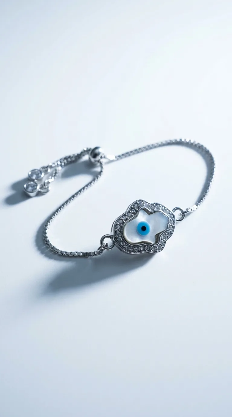 Evil eye blossom bracelet — view 4