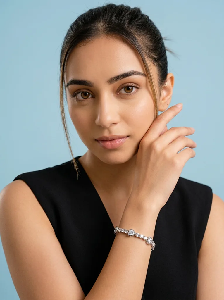 Solid Heart Bracelet — view 5