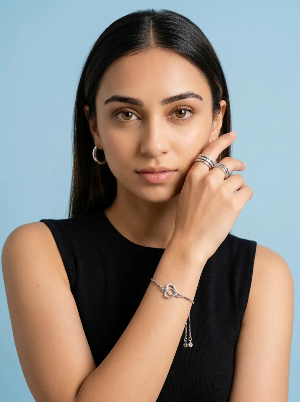 Double Heart Bracelet — view 5