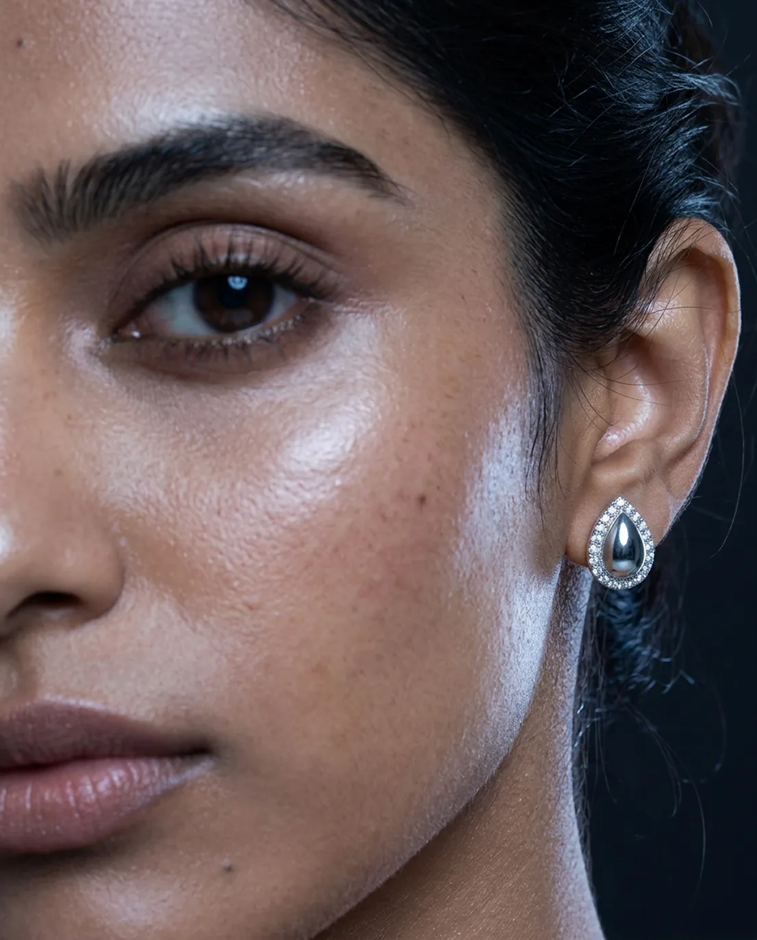 Tear drop Earrings — view 4